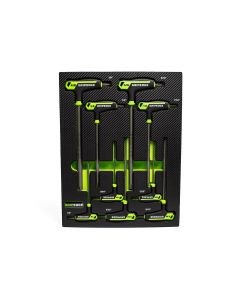 GETPHS9S image(0) - Grip Edge Tools 9-PC RPT SAE Hex T-Handle set (Long)