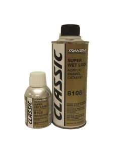 TRP8108 image(0) - Transtar Autobody Products 8108 - Super Wet Look Acrylic Enamel Catalyst - 1 pt Can - Clear - Liquid
