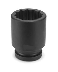 Grey Pneumatic 1-1/2" Drive x 60mm Deep - 12 Point Socket