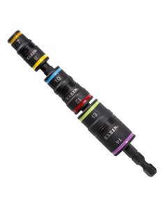 KLE32934M image(0) - Klein Tools 8-in-1 Metric Impact-Rated Flip Socket Set
