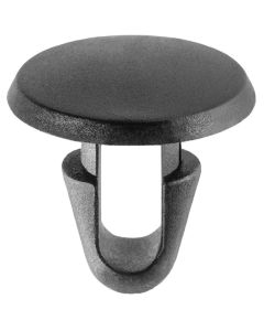 AVC18297 image(0) - AUVECO 18297 Single Head Type 6 Hood Seal Retaining Clip, 13 mm Dia Bottom Head, Nylon, Black