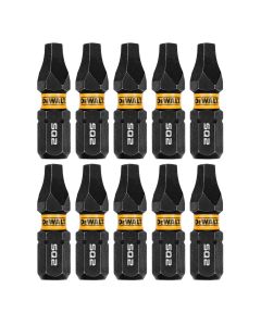 DEWALT 1In Square #2 Flextorq 10Pk