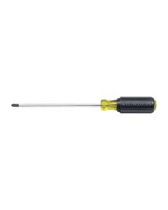 KLE6034 image(0) - Klein Tools #2 Phillips Screwdriver, 4-Inch Round Shank
