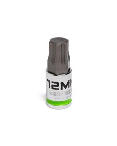 GETHBM12 image(0) - Grip Edge Tools 12mm 3/8" Dr short RPT Hex bit socket