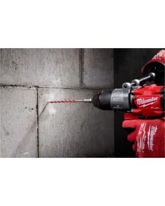 MLW48-20-9096 image(1) - Milwaukee Tool 3/16 Inch x 4 Inch x 6 Inch SHOCKWAVE Impact Duty Carbide Hammer Drill Bit for Concrete Screws