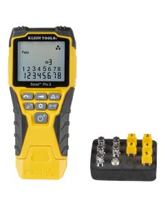KLEVDV501851 image(0) - Klein Tools Ethernet Cable Tester Kit with Scout&reg; Pro 3 Tester, Remotes and Adapter