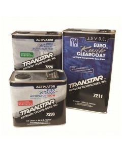 TRP7211 image(0) - Transtar Autobody Products EURO Kwik 7211 Clearcoat, 5 L Can, Euro, 2:1 Mixing