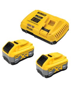 DeWalt 20V MAX XR POWERPACK 8Ah Battery 2-Pack with Charger