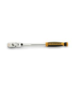 KDT81055 image(0) - GearWrench 1/4 Inch Drive 120XP Dual Material Handle Locking Flex Head Ratchet 9 Inch