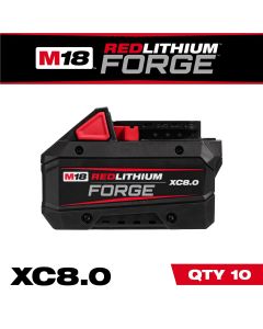 MLW48-11-1814 image(0) - Milwaukee Tool M18 REDLITHIUM FORGE HD12.0 Battery  - 10 Pack