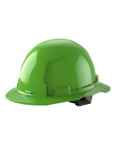 MLW48-73-1107 image(0) - Milwaukee Tool BOLT Green Full Brim Hard Hat w/4pt Ratcheting Suspension (USA) - Type 1, Class E