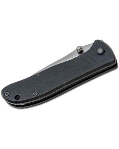CRK6450K image(2) - CRKT (Columbia River Knife) Drifter 8Cr14MoV Titanium Nitride Plain Blade Folding Knife with Liner Lock G10 Handle - Black