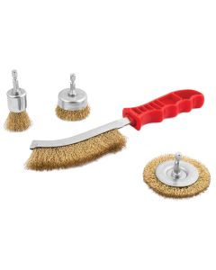 TIT22209 image(1) - Titan 4 pc. Crimped Wire Brush Assortment