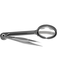 WLMW3213 image(1) - Wilmar Corp. / Performance Tool Magnifying Glass Tweezers