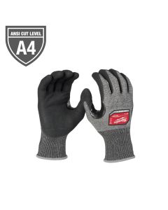 MLW48-73-7140 image(0) - Milwaukee Tool Cut Level 4 High-Dexterity Coated Nitrile Dipped Gloves - S