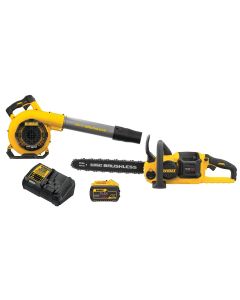DEWALT 60V MAX* Chainsaw/Blower Combo Kit 9Ah