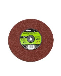 FOR71654 image(0) - Forney Industries Resin Fibre Sanding Disc, Aluminum Oxide, 7 in x 7/8 in Arbor, 36 Grit