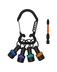 KLEK33850 image(0) - Klein Tools Bit Holder Keychain Set, 5-Piece