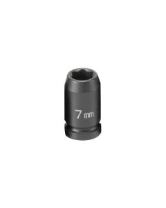 GRE907MS image(1) - Grey Pneumatic 1/4" Surface Drive x 7mm Standard  Socket