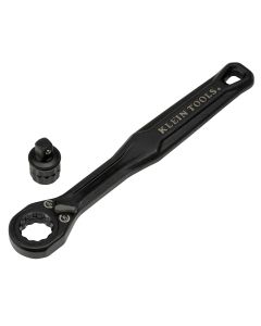Klein Tools Quad-8 Deep-Well Heavy-Duty Impact Flip Sockets, SAE, 3-Piece
