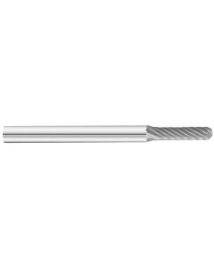 KNKKK14-SC-41 image(0) - KnKut KnKut SC-41 Cylindrical Ball Nose Carbide Burr 3/32" x 7/16" x 1-1/2" OAL with 1/8" Shank