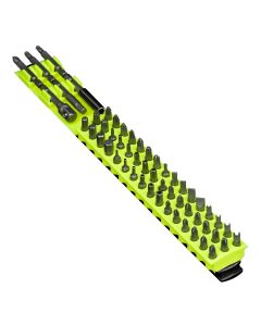 ERN5742HV image(0) - Ernst Mfg. 13" 54 Tool Magnetic Bit Bar - Black/Hi-Viz