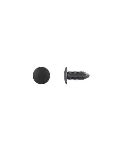 DCO5648MT image(0) - Disco Automotive Hardware 5648MT Bumper Fascia Retainer, 22 mm Dia Head x 30 mm L Stem x 25/64 in Hole, Nylon, Black
