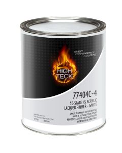 HIT77404C-4 image(0) - High Teck Products 77404C-4 50-State High Solids Acrylic Lacquer Primer-white-QT