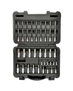 VIMHMMS32 image(1) - VIM Tools 32 Piece Elite Hex Metric Master Driver Set - S2 Steel