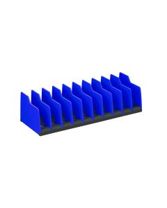 ERN5503 image(0) - Ernst Mfg. No-Slip 10 Tool Plier Organizer - Blue