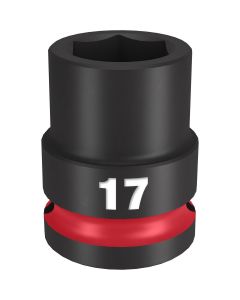 MLW49-66-6249 image(1) - Milwaukee Tool SHOCKWAVE Impact Duty  1/2"Drive 17MM Standard 6 Point Socket