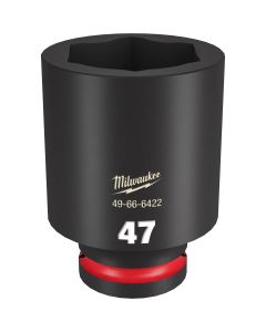 MLW49-66-6422 image(1) - Milwaukee Tool SHOCKWAVE Impact Duty  3/4"Drive 47MM Deep 6 Point Socket