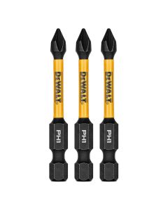 DWTDWAF2PH1IR3 image(1) - DEWALT 2.25In Phillips #1 Flextorq 3Pk