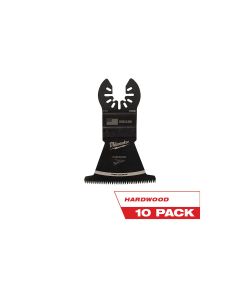 MLW49-25-1159 image(2) - Milwaukee Tool OPEN-LOK 2-1/2" HCS Japanese Tooth PRO-CURVE Hardwood Multi-Tool Blades 10PK