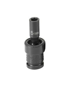 Grey Pneumatic SOC 5MM 1/4D IMP UNIV 6PT