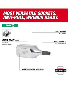 MLW45-34-1013 image(1) - Milwaukee Tool 3/8" Drive T30 TORX Bit Socket