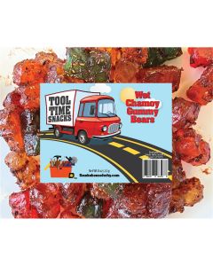 THS356965 image(0) - Tender Heifer Snack Co. Wet Chamoy Gummy Bears Mexican Candy - 8 Ounce