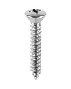 AVC2713 image(0) - AUVECO #8 X 1 PHILLIPS OVAL HEAD TAP SCREW CHROME