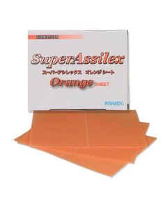 Eagle Abrasives, Inc. KOVAX Super Assilex 191-1510 Sanding Sheet, 130 mm W x 170 mm L, 1200 Grit, Aluminum Oxide Abrasive, Orange