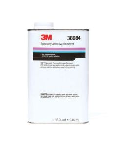 MMM38984 image(0) - 3M 38984 Specialty Adhesive Remover, 1 qt Can, Liquid, Transparent