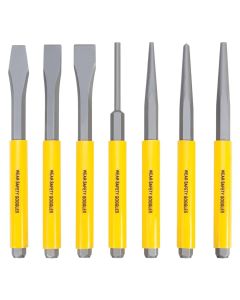 WLMW7510 image(0) - Wilmar Corp. / Performance Tool 7 pc. Punch & Chisel Set