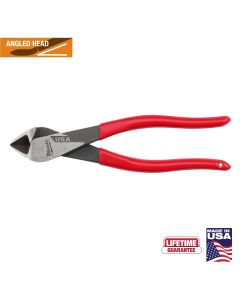 MLWMT508A image(1) - Milwaukee Tool 8 Inch Angled Head Diagonal Dipped Grip Cutting Pliers (USA)