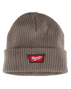 MLWM750N image(0) - Milwaukee Tool Rib-Knit Cuffed Beanie - Brown