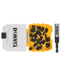 DEWALT Flextorq Impact Driver Bit Set, Torx, 1/4-Inch X 1-Inch, 15-Piece