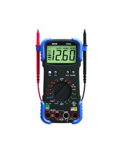 EQU3340 image(0) - Innova  3340 Pro Automotive Digital Multimeter: High Amp Rating (15A), UL Listed, Accessories Included (Temperature Probe, Inductive RPM Clamp and Carrying Case)