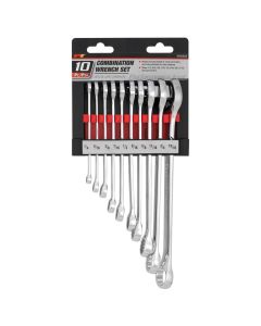 WLMW30202 image(1) - Wilmar Corp. / Performance Tool 10 Piece SAE Polished Wrench Set