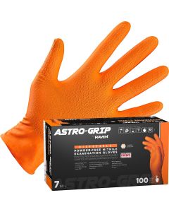 SAS66474 image(0) - SAS Safety Astro-Grip Powder-Free Exam Grade Nitrile Disposable Gloves - 7 Mil - 100PK - X-Large