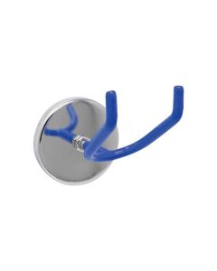 AES165 image(0) - AES Industries 165 Magnetic Single Spray Gun Holder, 6 lb, Vinyl-Coated Prongs, Vertical Metal Surface-Mount