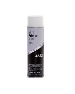 Transtar Autobody Products 4633 2 in 1 Primer, 20 oz Aerosol Can, White, 15 to 20 min Dry Curing