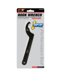 WLMW30782 image(1) - Wilmar Corp. / Performance Tool Adjustable Hook Wrench 3/4"-2"
